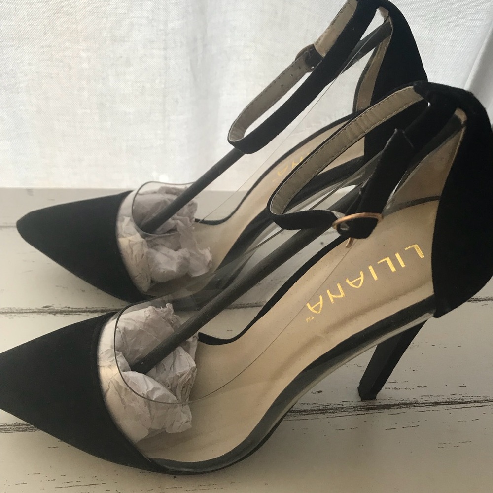 KAI velvet & sheer heel